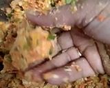 A picture of step 3 of Cheesy Corn Veg Balls.