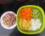 Hình bước làm 2 của món ~Cơm chiên ngũ sắc ~