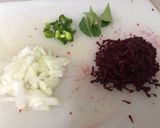 A picture of step 3 of Beetroot Raita.