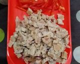 Foto langkah ke 3 dari resep Tahu Tempe Telur Gulung Saos Bakso.