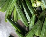 भिंडी (bhindi recipe in hindi) रेसिपी चरण 1 फोटो