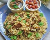 Gambar langkah 9 resipi Nasi Daging.