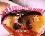 صورة لخطوة 4 من وصفة كب كيك 🧁 مع صوص الشوكولاته 🍫
