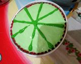 Foto langkah ke 7 dari resep Bolu kukus semangka.