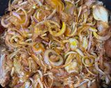 A picture of step 2 of Camparan chicken handi.