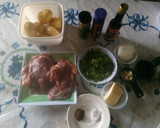 Foto del paso 1 de la receta: Filete al perejil con papas rústicas