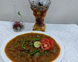 A picture of step 6 of Mutton achari.