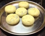 A picture of step 9 of Sajjappa (coconut sooji sweet kachori).