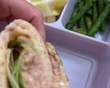 A picture of step 3 of Tuna salad wrap lunch.