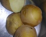 A picture of step 1 of Aloo tikka.