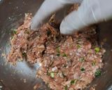 รูปขั้นตอนการทำที่ 4 ของ หมูก้อนปลาเค็มทอด สูตรไร้แป้ง