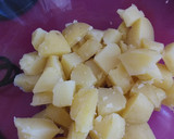 Foto del paso 1 de la receta: Ensalada de patata y queso de rulo cabra