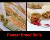 Paneer Bread Rolls recipe step 6 photo