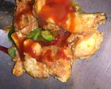 A picture of step 4 of Chinese Style Tomato Red Pepper Chicken.