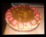 Foto del paso 5 de la receta: Bizcocho de tejate con crema pastelera de elote y una mermelada