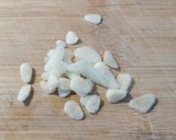 Foto del paso 1 de la receta: Espinacas con jamón y salsa de queso