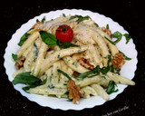 Foto del paso 5 de la receta: Pasta con salsa cremosa de albahaca y nueces