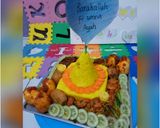 Foto langkah ke 4 dari resep Nasi Kuning Rice Cooker / Nasi Kuning Ulang Tahun.