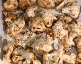 A picture of step 1 of Roast cauliflower and chicken curry 🍛.