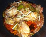 A picture of step 7 of Peshawari karahi.