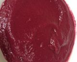 A picture of step 2 of Beetroot, apple, banana smoothie bowl.