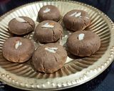 A picture of step 3 of Chocolate peda.