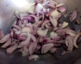 A picture of step 1 of Kashmiri rogan josh.