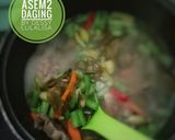 Foto langkah ke 2 dari resep Asem2 daging.