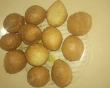 A picture of step 3 of 2 ingredients mini donuts.