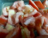Hình bước làm 1 của món Bún cà chua thì là