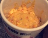 Une image de l'étape 2 de Mugcake chèvre/chorizo.