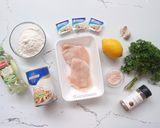 Foto langkah ke 1 dari resep Chicken Breast with Lemon Butter Sauce.