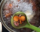 Foto langkah ke 2 dari resep Makaroni Sop Jamur Kacang Merah.