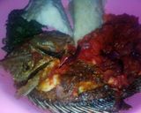 A picture of step 3 of Ugali and fish.
