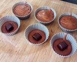 Une image de l'étape 4 de Fondant au chocolat coeur coulant.