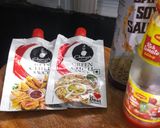 A picture of step 3 of Hakka Noodles.