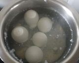 A picture of step 1 of Egg curry.
