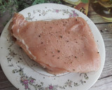 Foto del paso 1 de la receta: Cachopinos de lomo rellenos de manzana