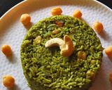 A picture of step 4 of Palak/spinach Rice.