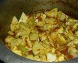 A picture of step 4 of GHIA KADDU (GOURD)KI SABZI.