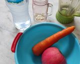 Foto langkah ke 1 dari resep Smoothies Wortel Apel.