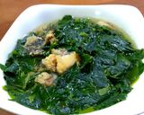 Hình bước làm 5 của món Canh cá rô rau cải