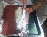 Foto del paso 4 de la receta: Pan de carne con jamón, queso y huevo
