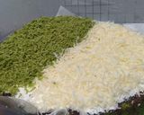 Foto langkah ke 10 dari resep Brownies kukus coklat greentea.
