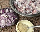 A picture of step 1 of Mutton curryHomestyle.