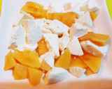 Foto del paso 1 de la receta: Postre de queso fresco y persimón con miel