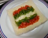 รูปขั้นตอนการทำที่ 3 ของ Ham&Bell Pepper Open Toast