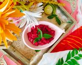 A picture of step 7 of Beetroot chutney 😋 Coconut Beetroot chutney.