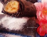 Foto langkah ke 7 dari resep Dadar gulung pisang coklat.