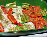 Foto del paso 1 de la receta: Dorada al horno con salsa Rouille y verduras asadas